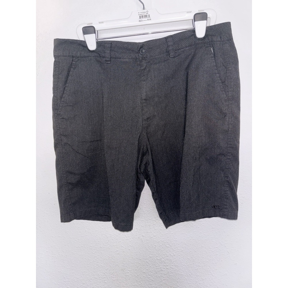 O'Neill Mens Shorts Size 38, Grey Micro-Stripes, Poly Blend, Active, Golf, Surf